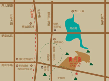御景园交通图